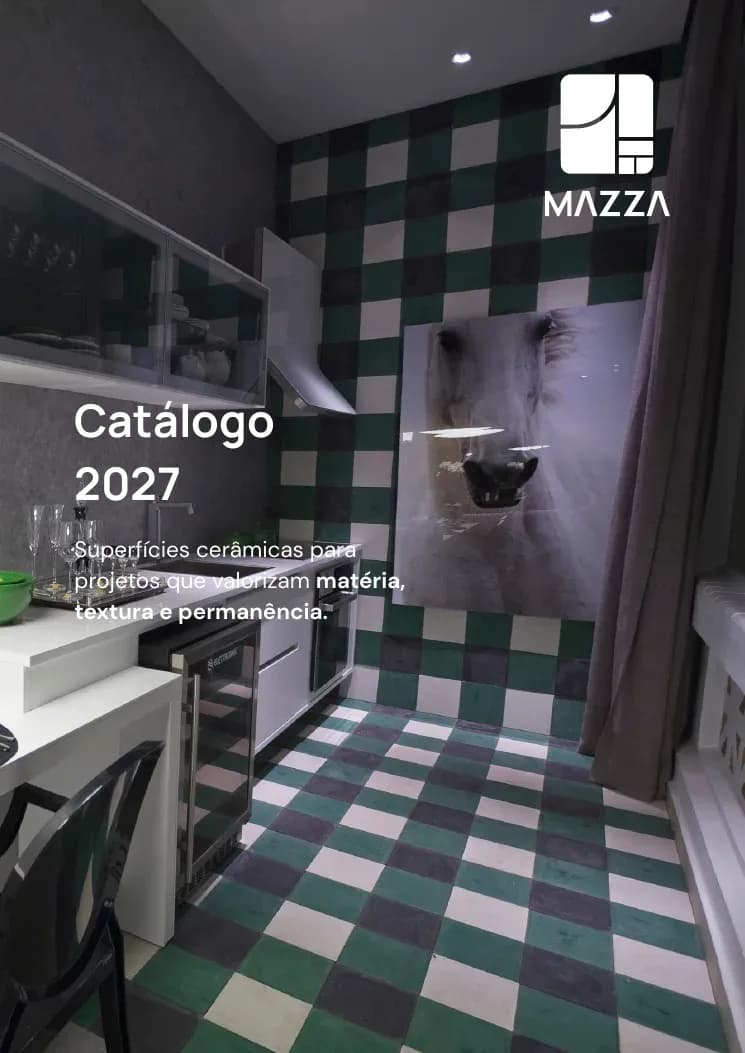 Capa do catálogo Mazza 2027